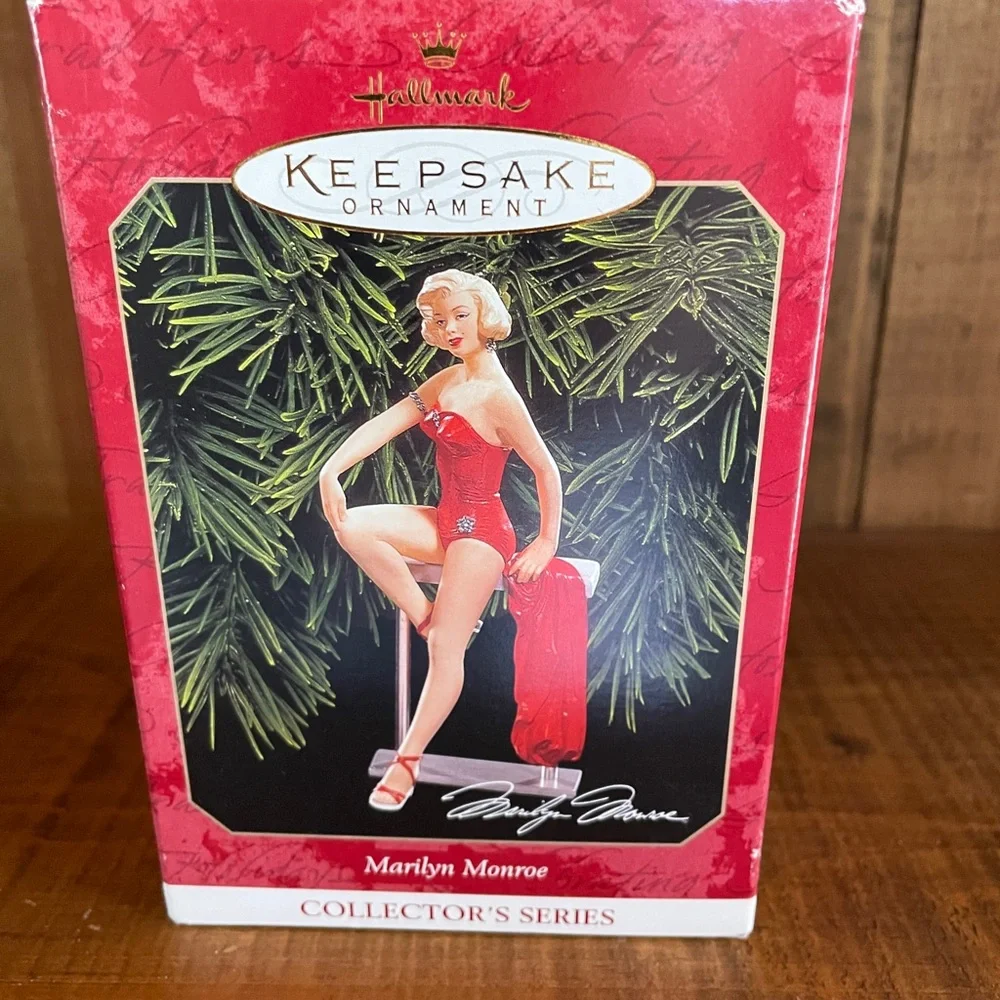 VTG Hallmark 1999 Marilyn Monroe Christmas Ornament Keepsake STILL SEALED IN BAG